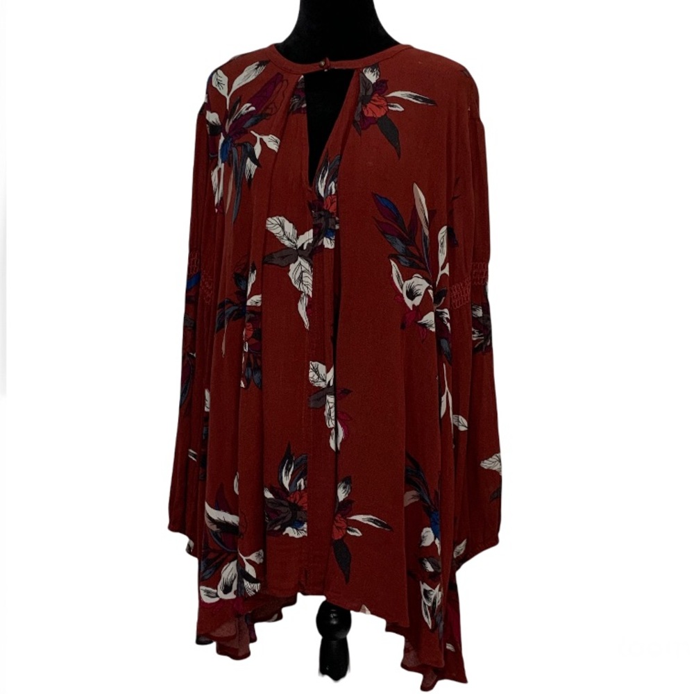 Free People Floral Tunic Dress M